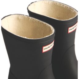 Hunter Downpour Short Insulated  Size 7 Womens Black Non Safety Wellies