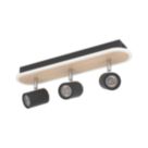 Eglo Rimbocchi LED Spotlight Black/Brown 20W 2500lm