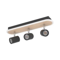 Eglo Rimbocchi LED Spotlight Black/Brown 20W 2500lm