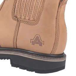Amblers AS232 Size 12  Tan Waterproof Steel Toe Cap Safety Dealer Boots