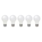 LAP  ES A60 LED Light Bulb 806lm 7.3W 5 Pack