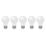 LAP  E27 A60 LED Light Bulb  806lm 7.3W 5 Pack
