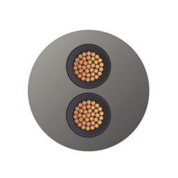 Time 2-Core YY Grey 0.75mm²  Unscreened Control Cable 100m Drum