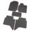 Unique Products Mazda BT-50 2011 on Rubber Automotive Mat 5 Pieces