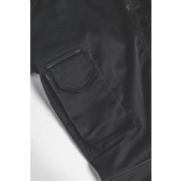 CAT Essentials Stretch Knee Pocket Trousers Black 34" W 32" L