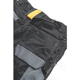 CAT Essentials Stretch Knee Pocket Trousers Black 34" W 32" L
