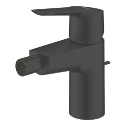 Grohe Start Matt Black 147mm Mono Bidet Mixer Tap  With Pop-Up Waste