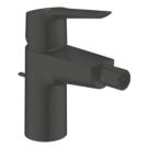 Grohe Start Matt Black 147mm Mono Bidet Mixer Tap  With Pop-Up Waste