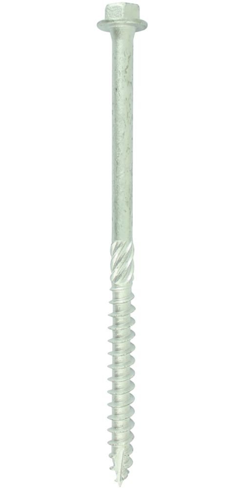 Timco 10100INH Hex Socket Thread-Cutting Timber Screws 10mm x 100mm 10 Pack