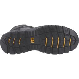 CAT Striver XL 8" Size 9  Black Waterproof Steel Toe Cap Safety Boots