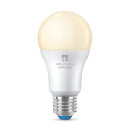 4lite  E27 A60 LED Smart Light Bulb 8W 800lm 2 Pack
