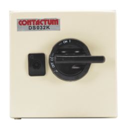 Contactum DS032K 32A 3P+N+E Unfused 3-Phase Enclosed Disconnector