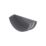 FloPlast  Half Round Internal Stop End Anthracite Grey 112mm