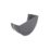 FloPlast  Half Round Internal Stop End Anthracite Grey 112mm