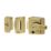 ERA 1830-31  Double Locking Night Latch Brass 40mm Backset