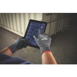 Milwaukee  Dipped Gloves Grey X Large