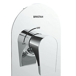 Bristan Hourglass Concealed Dual Control Thermostatic Shower Valve Fixed Chrome