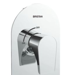 Bristan Hourglass Concealed Single Outlet Thermostatic Chrome Dual Control Shower Valve