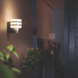 Philips Hue Tuar Outdoor LED Wall Light Stainless Steel 9W 806lm