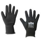 Site  Thermal Nitrile Gloves Black Medium