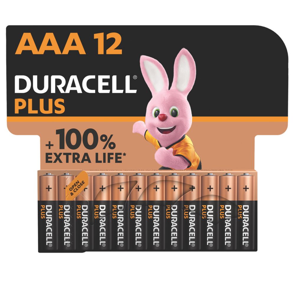 Duracell Plus AAA Alkaline Batteries