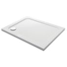 Mira Flight Low Corner Waste Rectangular Shower Tray White 1200mm x 800mm x 40mm