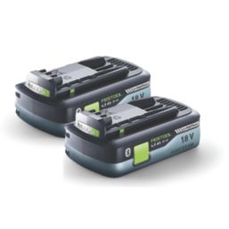 Festool 578030 18V 2 x 4.0Ah Li-Ion Airstream & Bluetooth Brushless Cordless 3 Piece Kit