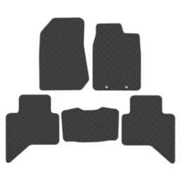 Car Mat Co. Isuzu D Max 2012 - 2019 Rubber Car Mats 5 Piece Set