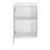 Pragma  1-Door Matt White 400mm x 320mm x 550mm Flat Packed Kitchen Wall Unit