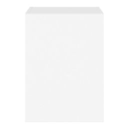 Pragma  1-Door Matt White 400mm x 320mm x 550mm Flat Packed Kitchen Wall Unit