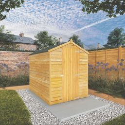 Mercia Value Windowless 5' x 7' (Nominal) Apex Overlap Timber Shed