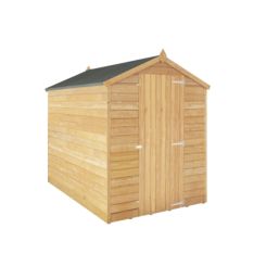 Mercia Value Windowless 5' x 7' (Nominal) Apex Overlap Timber Shed