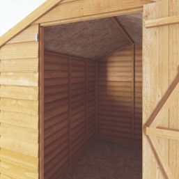 Mercia Value Windowless 5' x 7' (Nominal) Apex Overlap Timber Shed
