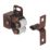 Essentials Cabinet Catch Rollers Bronze Effect 32mm x 25mm 10 Pack