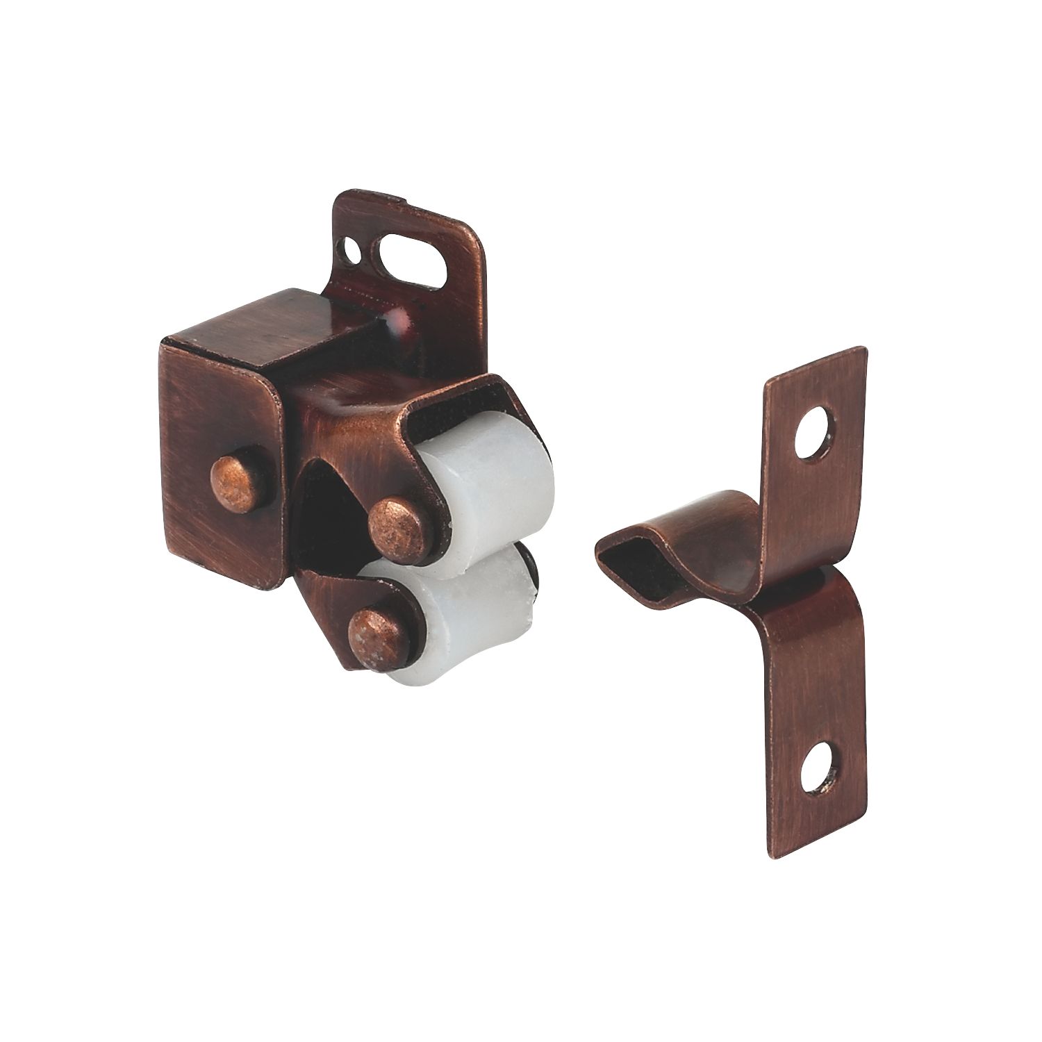 Essentials Cabinet Catch Rollers Bronze Effect 32mm x 25mm 10 Pack (54031)