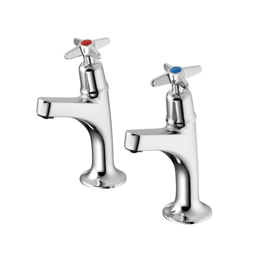 Armitage Shanks Sandringham 21 High Neck Pillar Taps | Kitchen Pillar ...