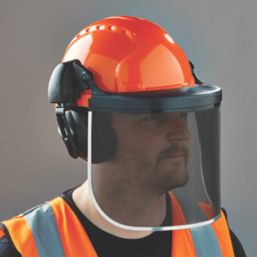 Ear defenders hot sale and visor