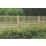 Forest Kyoto  Slatted Top Fence Panels Natural Timber 6' x 4' Pack of 5