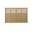 Forest Kyoto  Slatted Top Fence Panels Natural Timber 6' x 4' Pack of 5