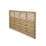 Forest Kyoto  Slatted Top Fence Panels Natural Timber 6' x 4' Pack of 5