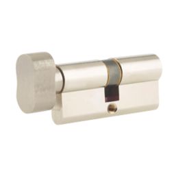 Union  6-Pin Thumbturn Euro Cylinder Lock 35-35 (70mm) Satin Nickel