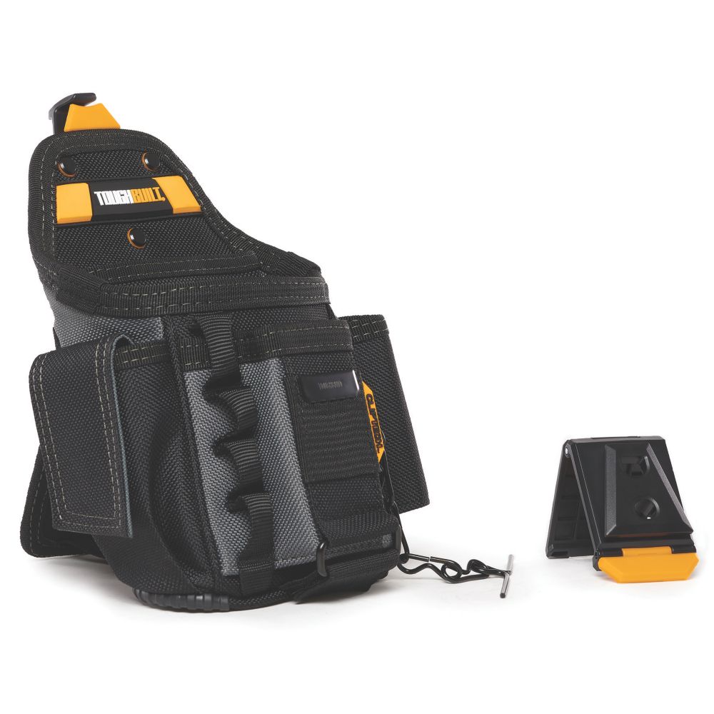 Toughbuilt ClipTech Small Electrician Pouch Black - Screwfix