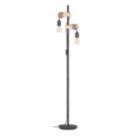 Eglo Townshend Floor Lamp Black/Brown