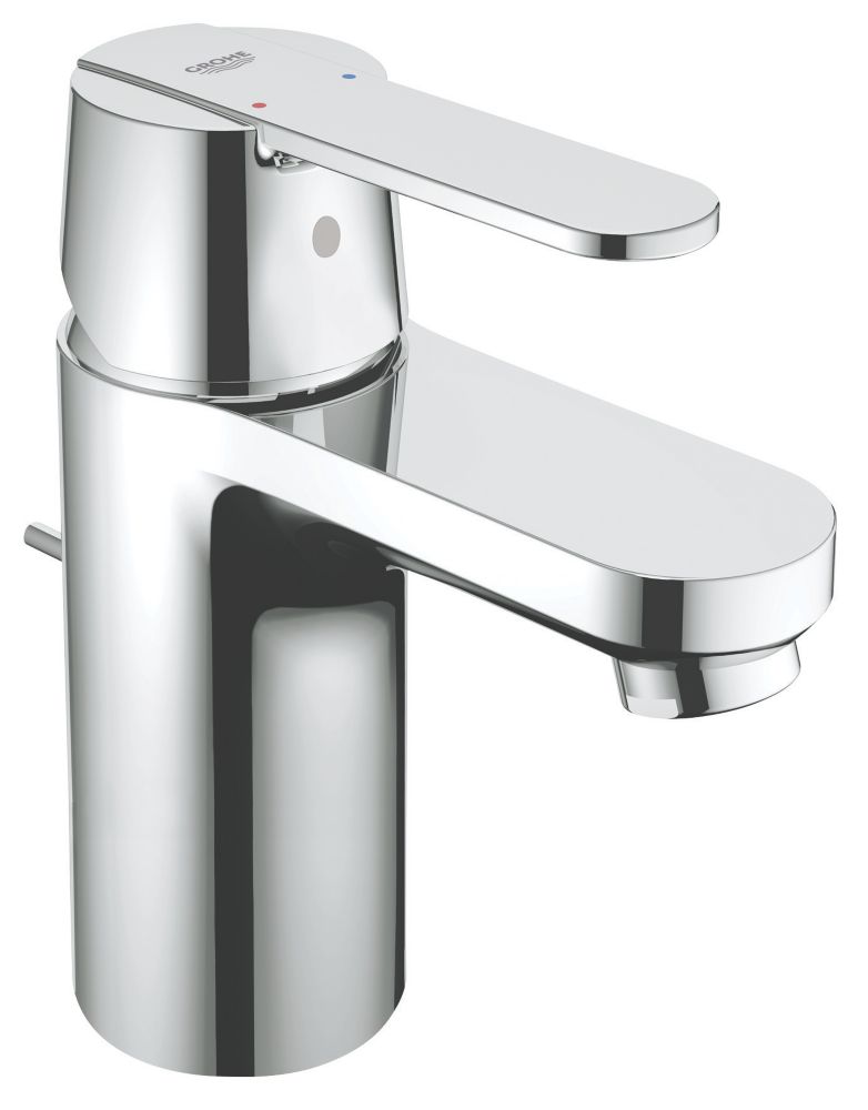 Grohe Get Basin Mono Mixer Tap with Pop-Up Waste Chrome