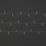 120  Battery LED Indoor & Outdoor Ice White String Christmas Lights with Clear Cable