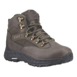 Hi Tec Euro Trail Size 5 Womens Khaki Waterproof Non Safety Work Boots Screwfix