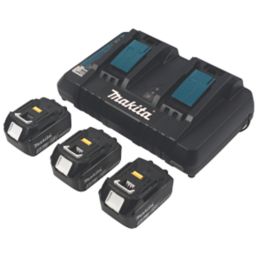 Makita Power Source-Kit 18 V LXT chargeur + 2x 18 V 5Ah batterie