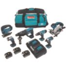 Makita DLX6068PT 18V 3 x 5.0Ah Li-Ion LXT  Cordless 6-Piece Kit