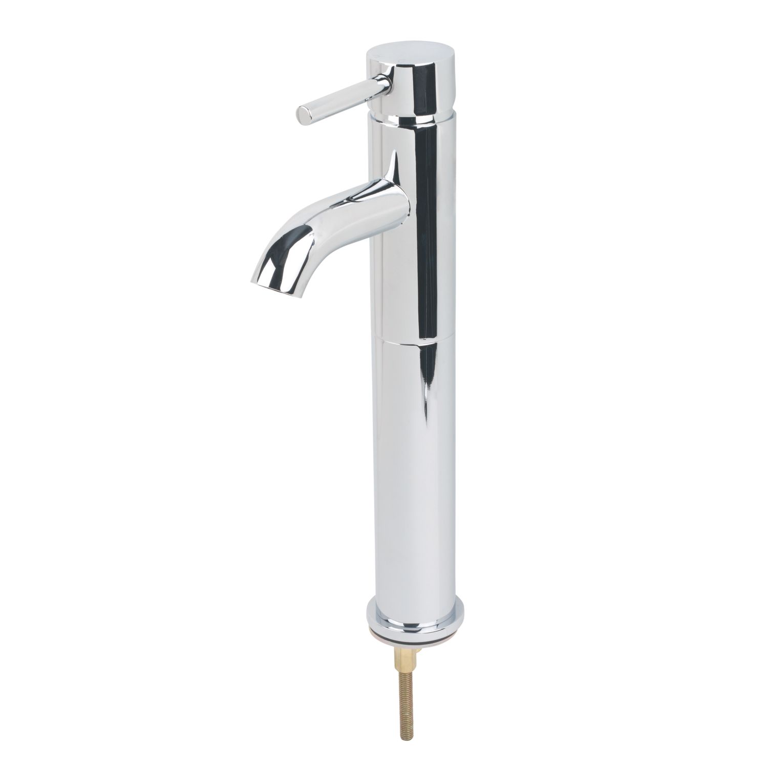 Swirl Ola Tall Bathroom Basin Mono Mixer Tap Chrome (5416G)
