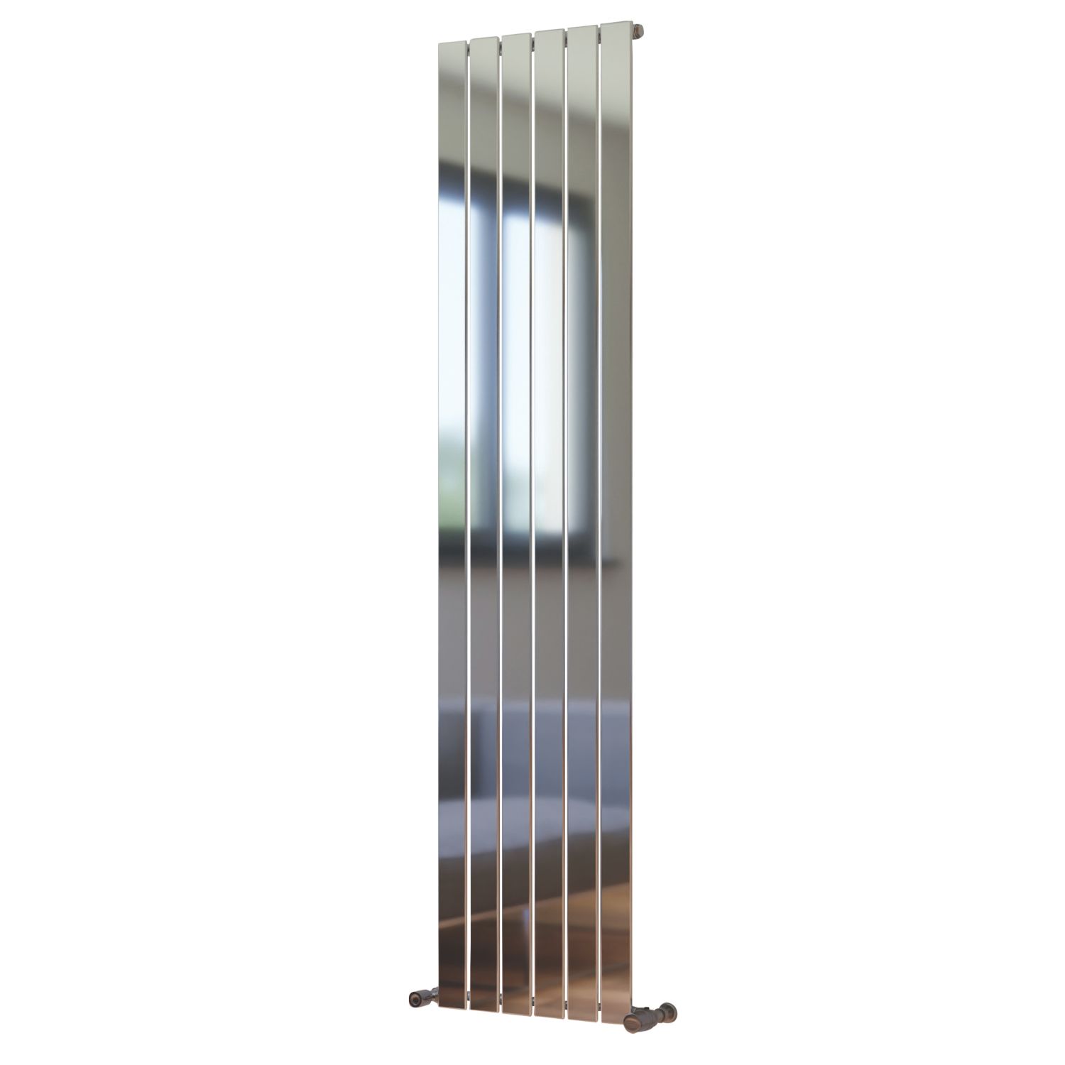 Ximax Oceanus 1800mm x 410mm 2704BTU Chrome Vertical Designer Radiator (54187)